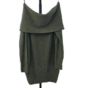 Lululemon Along the Way Dress Heathered Dark Olive Size Small  Sweater Dress